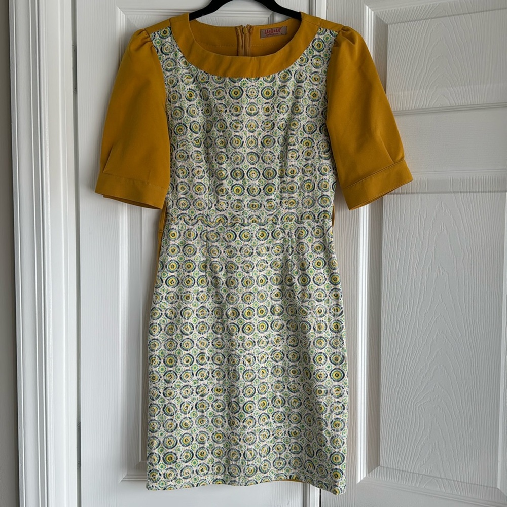 LA & B & LA collection mustard yellow dress